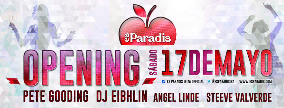 Es Paradis - opening party e DJ line-up confermati